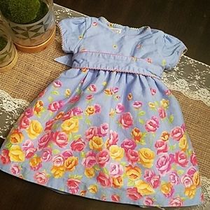 Talbots Floral Dress Size 12 months